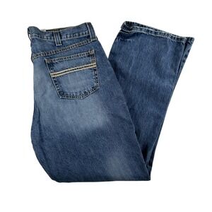 Cinch Jeans Mens 40x34 Blue Carter Relaxed Fit Denim Western Bootcut Cowboy